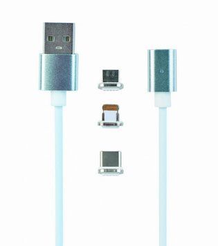 Кабель Cablexpert USB Type A - Micro-USB USB Type C Apple Lightning 1 м USB 2.0 (CC-USB2-AMLM31-1M) H00000179823 фото
