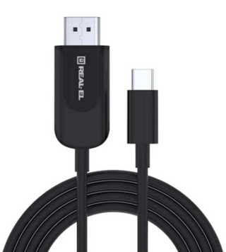 Кабель REAL-EL HDMI - USB Type C 2 м (EL123500044) H00000115441 фото
