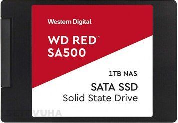 SSD диск WD WD Red SA500 1ТБ SATA III 2.5" 3D TLC (WDS100T1R0A) H00000025556 фото