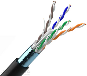 Кабель вита пара OK-Net FTP Cat 5e PE 4 х 2 х 0.51 (49330m500) H00000011614 фото