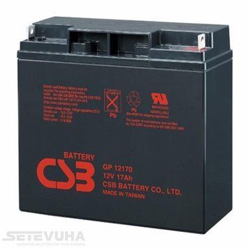 Акумуляторна батарея CSB 17 Аг AGM 12 В (GP12170B1) H00000032734 фото
