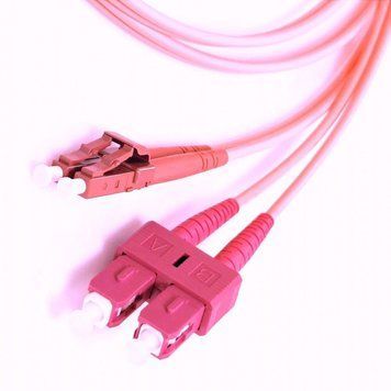 Патч-корд оптичний Adtek SC-SC UPC MM(OM4) Duplex 15м (UPC-15SCLC(OM4)D(ON)) H00000148878 фото