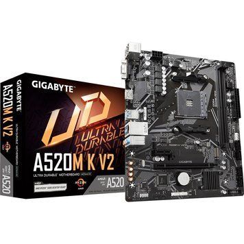 Материнская плата Gigabyte AM4 (A520M K V2) H00000354423 фото