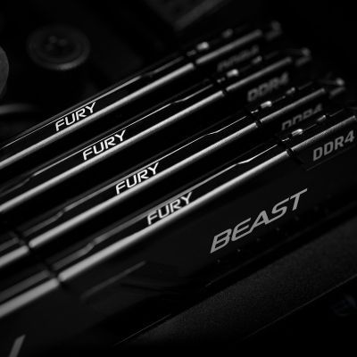 Оперативна пам'ять Kingston Fury Beast DIMM DDR4 32 ГБ (2 &times; 16 ГБ) (KF436C18BBK2/32) H00000063911 фото