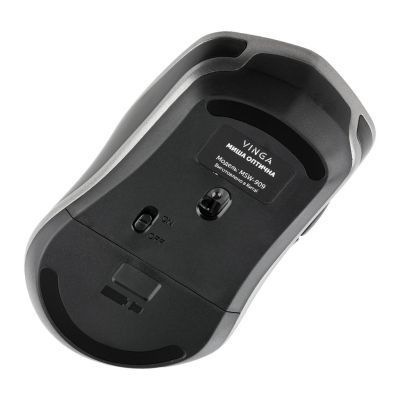 Мышь Vinga беспроводная (MSW-909 Silent black-grey) H00000177256 фото