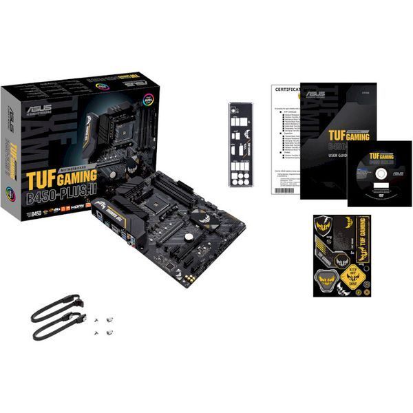 Материнська плата ASUS TUF GAMING B450-PLUS II АМ4 (90MB1650-M0EAY0) H00000041787 фото