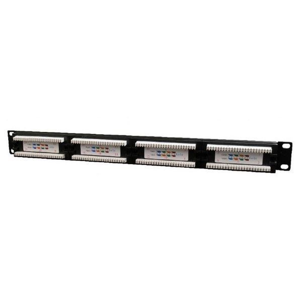 Патч-панель Cablexpert 1U 24 порта UTP кат. 5e (NPP-C524CM-001) H00000100826 фото
