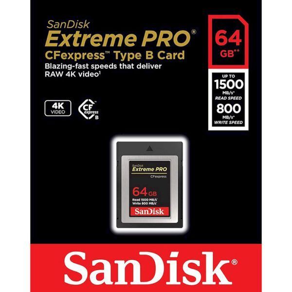 Карта памяти SanDisk Extreme Pro (SDCFE-064G-GN4NN) H00000281046 фото