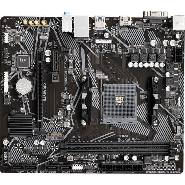 Материнская плата Gigabyte AM4 (A520M K V2) H00000354423 фото