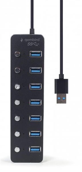 USB-хаб Gembird (UHB-U3P7P-01) H00000349687 фото