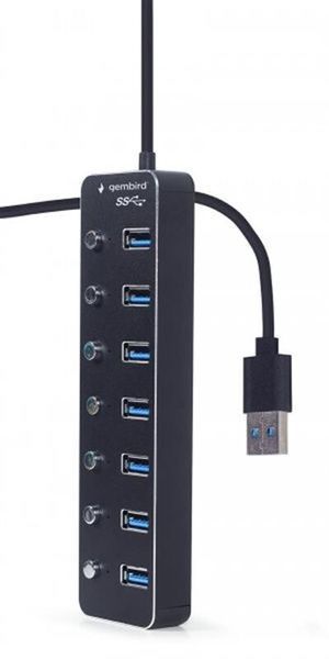 USB-хаб Gembird (UHB-U3P7P-01) H00000349687 фото