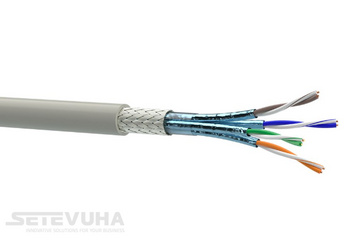 Кабель витая пара OK-Net S/FTP Cat 6a PVC 4 х 2 х 0,57 (7935049m500) H00000011592 фото