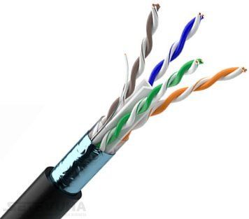 Кабель вита пара OK-Net FTP Cat 5e PE 4 х 2 х 0.51 (49330m100) H00000361877 фото