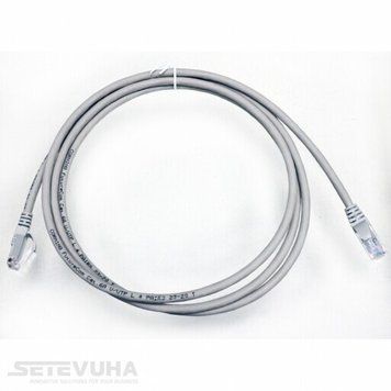 Патч корд Corning UTP Cat. 6a 0.5 м LSZH Сірий (UU008168252) H00000035536 фото