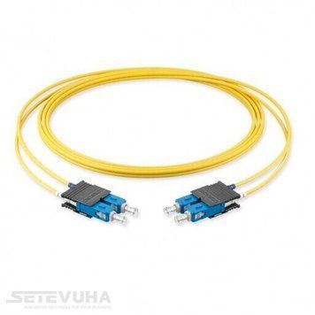 Патч-корд оптичний Corning SC-SC UPC SM Duplex 2м (727202R5Z31002M) H00000005827 фото