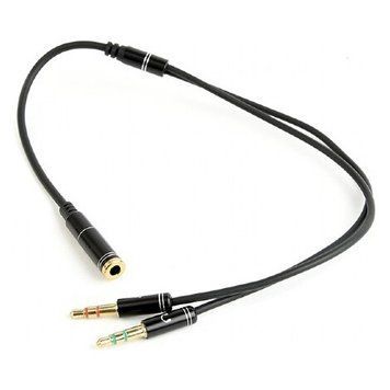 Кабель Cablexpert mini-jack 3.5 мм - mini-jack 3.5 мм 0.2 м (CCA-418M) H00000179942 фото