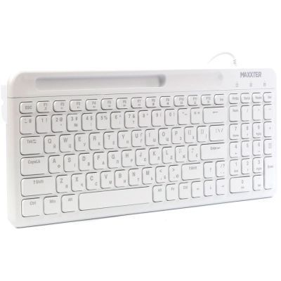 Клавіатура Maxxter (KB-01W-UA) H00000499258 фото