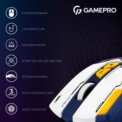 Миша GamePro (GM300BL) H00000457356 фото