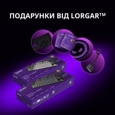 Клавіатура Lorgar (LRG-GK514TKL-WH-UA) H00000457719 фото