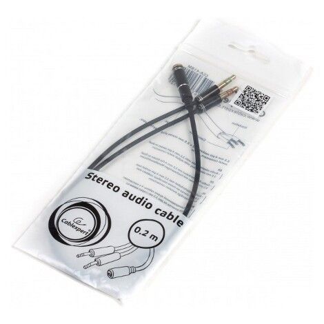 Кабель Cablexpert mini-jack 3.5 мм - mini-jack 3.5 мм 0.2 м (CCA-418M) H00000179942 фото