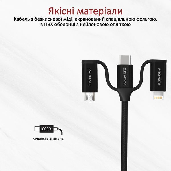Кабель Promate (pentapower.black) H00000448550 фото