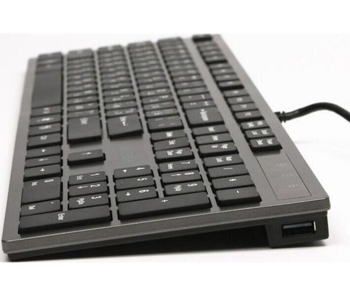 Клавіатура A4Tech провідна (KV-300H USB (Grey+Black)) H00000075880 фото