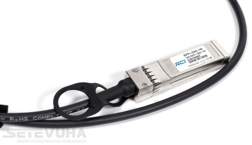 Кабель стекирования RCI 1 м SFP+ to SFP+ (SFP+-DAC-1M) H00000479761 фото