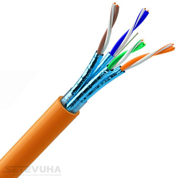 Кабель вита пара OK-Net U/FTP Cat 6a LSZH 4 х 2 х 0.56 (7935044m305) H00000001832 фото