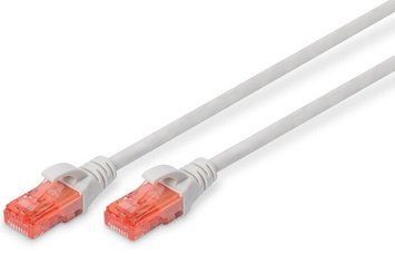 Патч корд DIGITUS UTP Cat. 6 20 м LSZH Сірий (DK-1617-200) H00000131086 фото