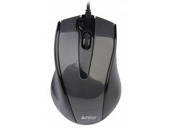 Мышь A4Tech проводная (N-500F-1 (Glossy Grey)) H00000075978 фото