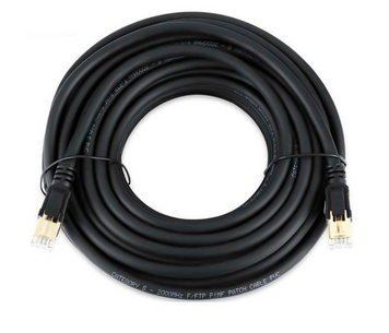 Патч-корд Veggieg S/FTP Cat. 8 8 м PVC Черный (PCV-V-E807) H00000233057 фото