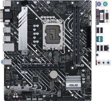 Материнська плата ASUS 1700 (PRIME_H610M-A_D4-CSM) H00000173564 фото