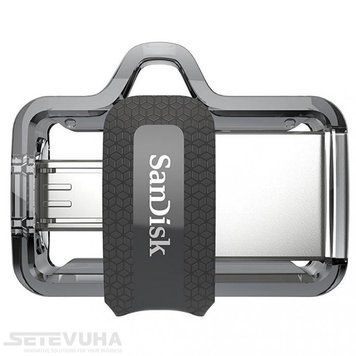 Флеш память USB SanDisk Ultra Dual Drive 32ГБ USB 3.2 (SDDD3-032G-G46) H00000038223 фото