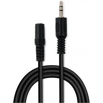Кабель Vinga mini-jack 3.5 мм - mini-jack 3.5 мм 1.8 м (VCPDCJ35MF1.8BK) H00000204189 фото