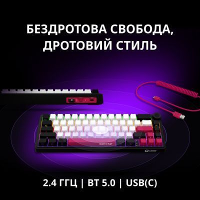Клавіатура Lorgar (LRG-KBP70MW-YL-US) H00000500877 фото