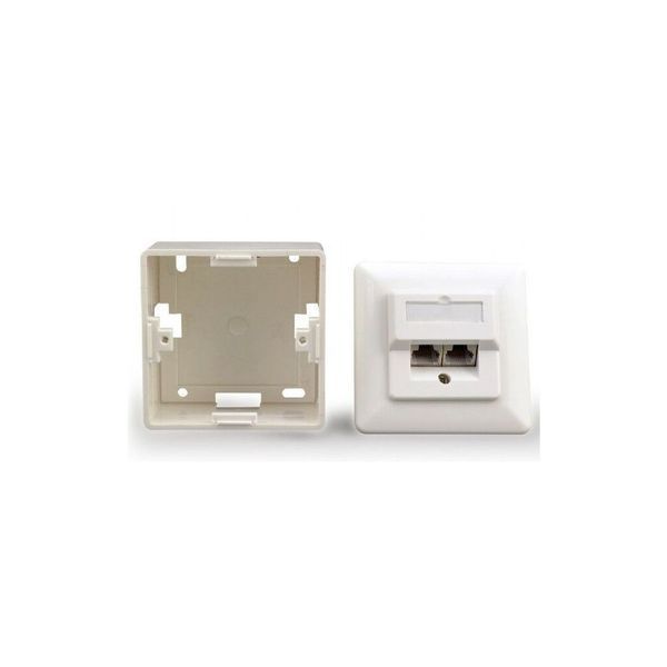 Розетка Cablexpert подвійна (MWS-2S6-01) H00000100872 фото