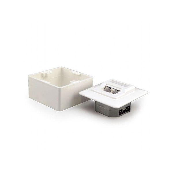 Розетка Cablexpert подвійна (MWS-2S6-01) H00000100872 фото