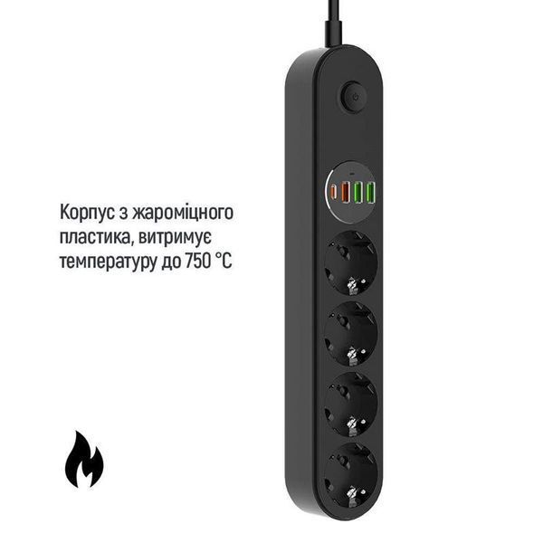 Сетевой фильтр ColorWay (CW-CHE44PDB) H00000440589 фото