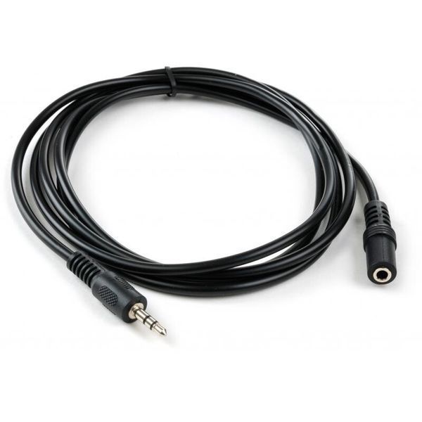 Кабель Vinga mini-jack 3.5 мм - mini-jack 3.5 мм 1.8 м (VCPDCJ35MF1.8BK) H00000204189 фото