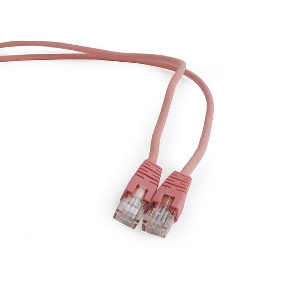 Патч корд Cablexpert UTP Cat. 5e 2 м PVC Рожевий (PP12-2M/RO) H00000100623 фото