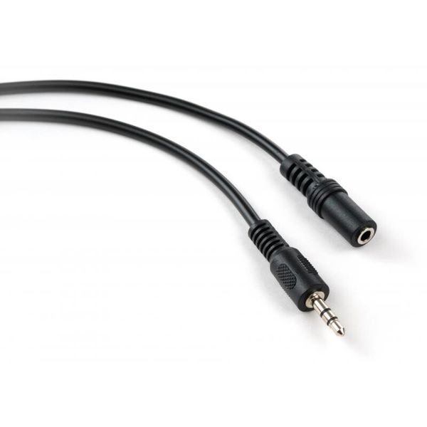 Кабель Vinga mini-jack 3.5 мм - mini-jack 3.5 мм 1.8 м (VCPDCJ35MF1.8BK) H00000204189 фото