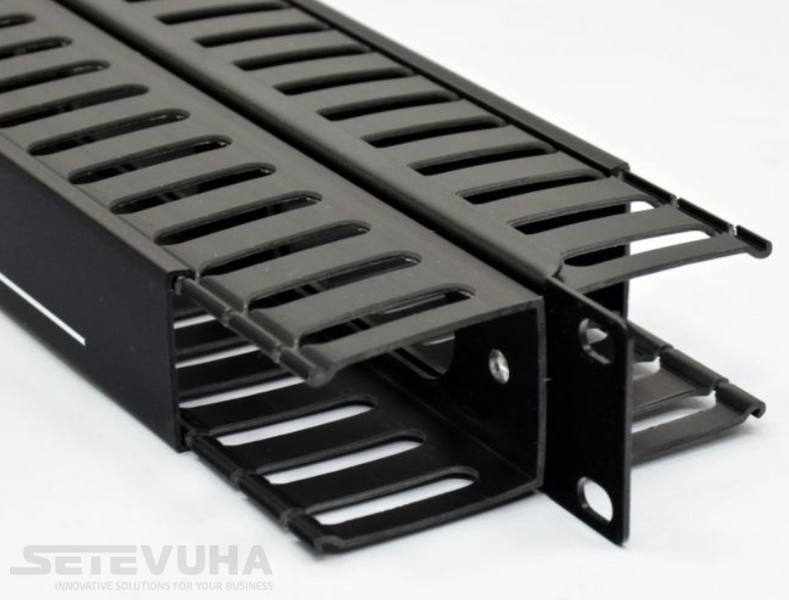 Кабельный организатор EPNew Двусторонний 1U (PLMN-D060Z) H00000006224 фото