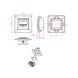 Розетка Cablexpert подвійна (MWS-2S6-01) H00000100872 фото 5
