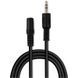 Кабель Vinga mini-jack 3.5 мм - mini-jack 3.5 мм 1.8 м (VCPDCJ35MF1.8BK) H00000204189 фото 1