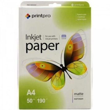 Бумага PrintPro А4 190 г/м&sup2; 100 шт. (PME190050A4) H00000175489 фото