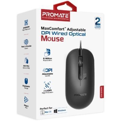 Мышь Promate (cm-2400.black) H00000457416 фото