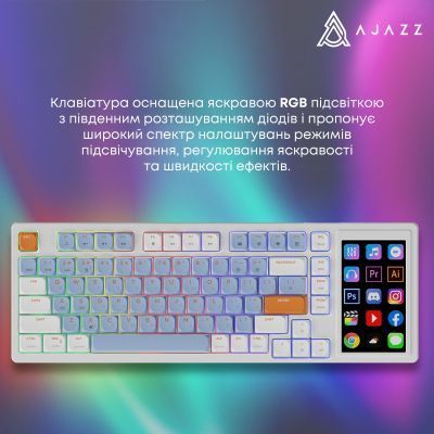 Клавіатура Ajazz (AKP815-R-WBO) H00000486303 фото