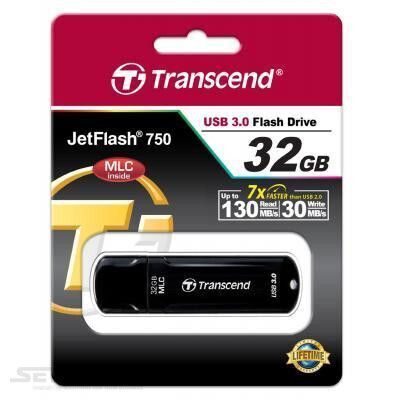 Флеш пам'ять USB Transcend JetFlash 750 32ГБ USB 3.2 (TS32GJF750K) H00000038256 фото