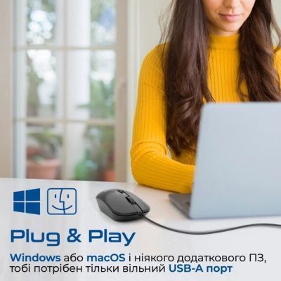 Мышь Promate (cm-2400.black) H00000457416 фото
