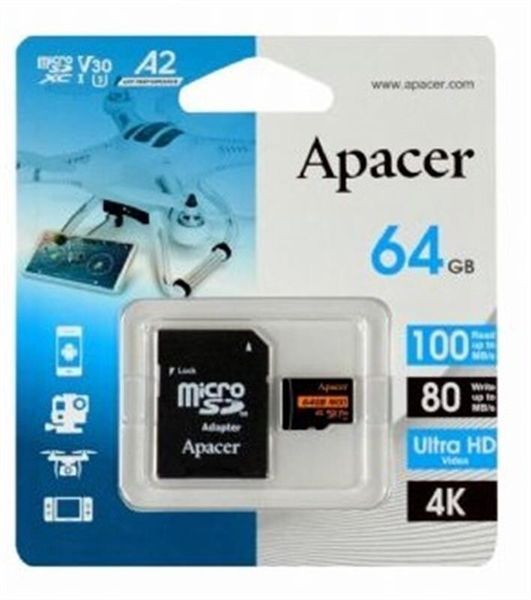 Карта памяти Apacer (AP64GMCSX10U8-R) H00000312563 фото